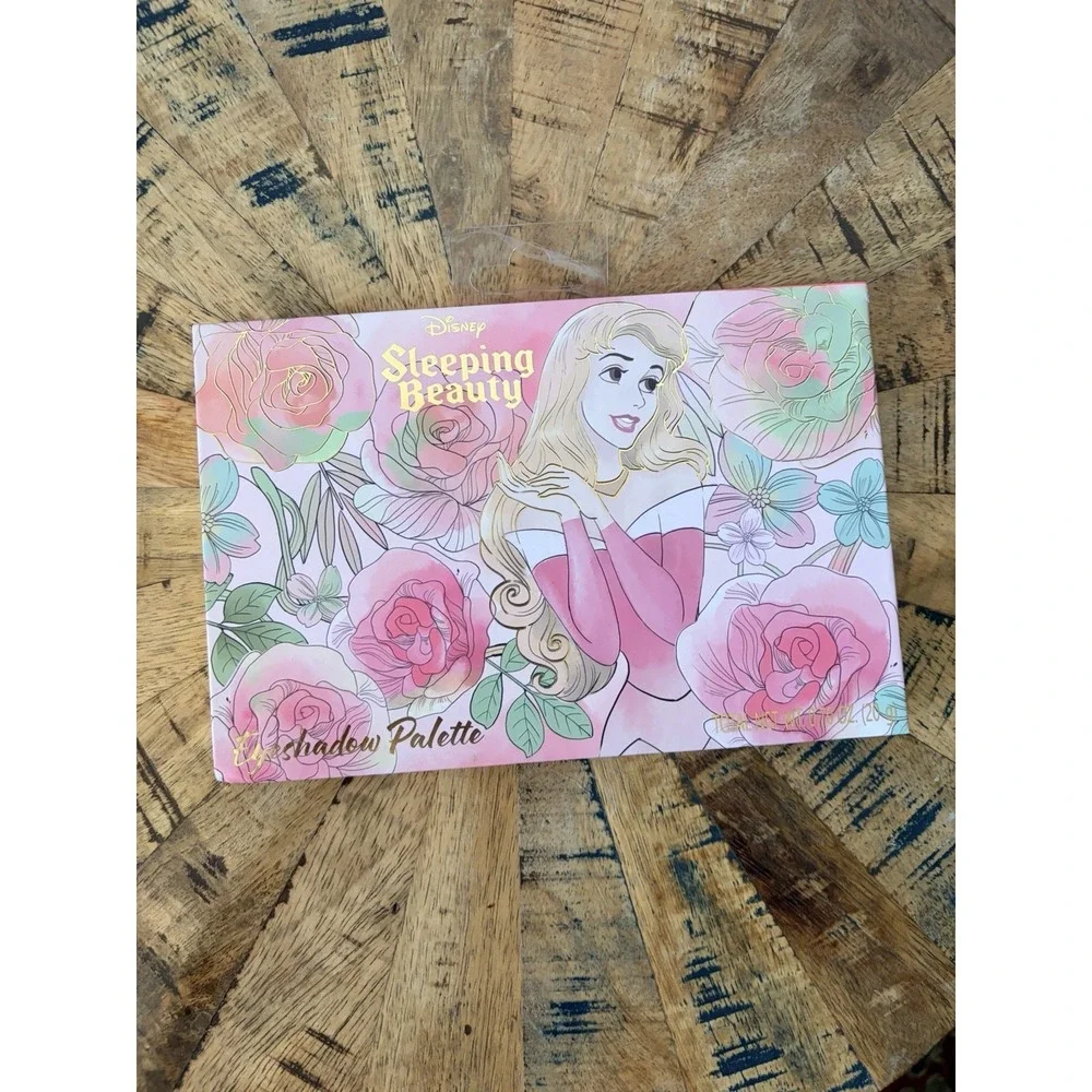 New‎ Disney Sleeping Beauty Aurora Shimmer Eyeshadow Palette Mirror 12 Shades
